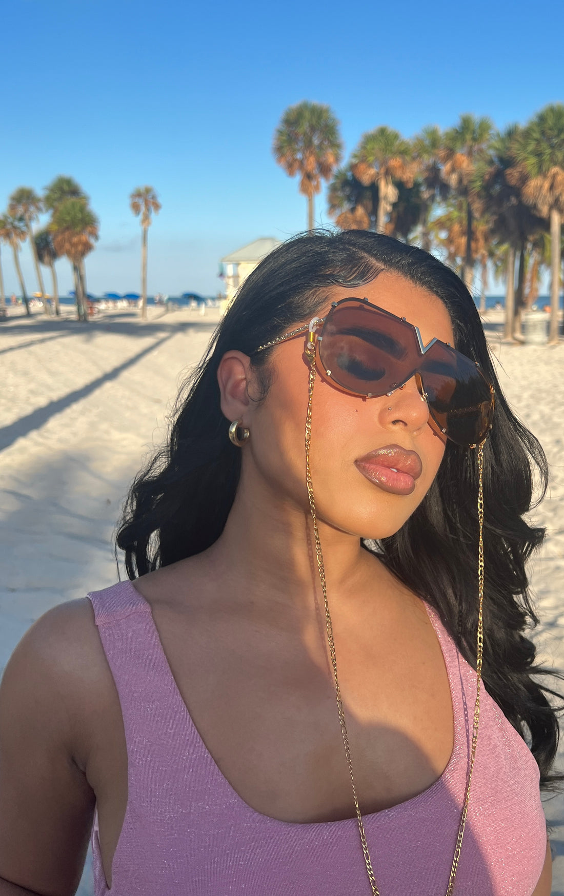 CHAIN SUNGLASSES
