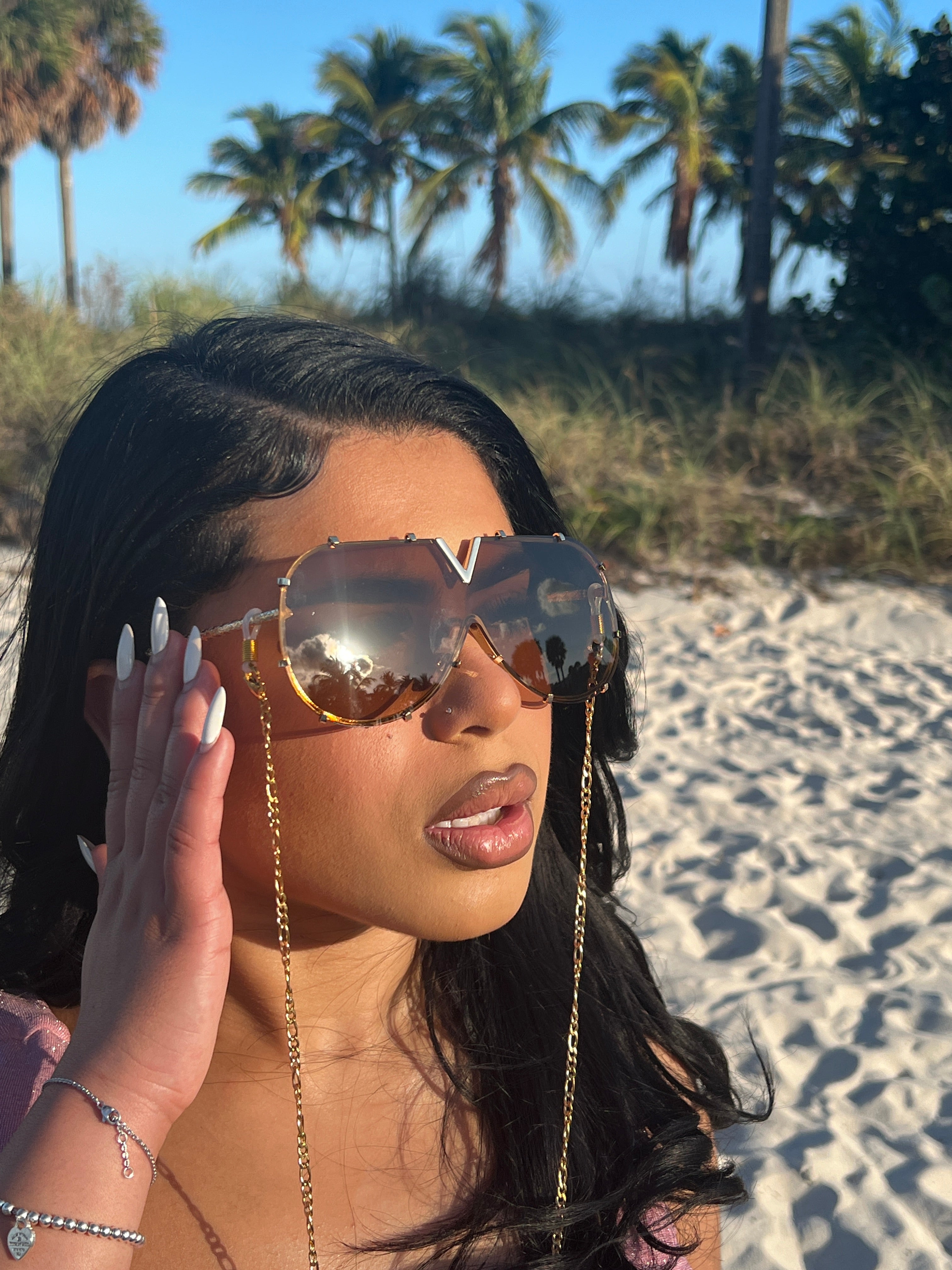 CHAIN SUNGLASSES