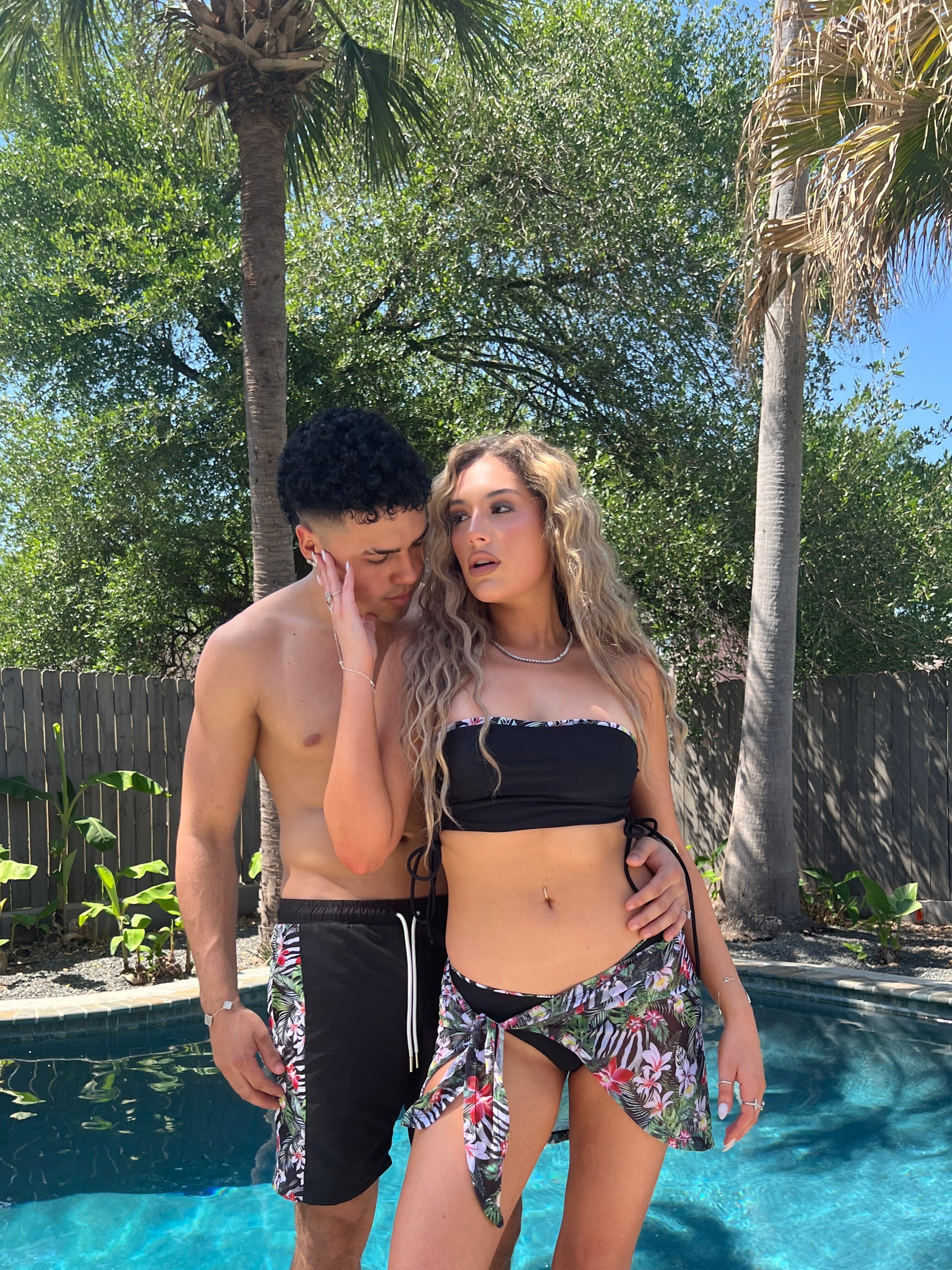 WILD BAE REVERSIBLE COUPLES MATCHING SWIMSUITS