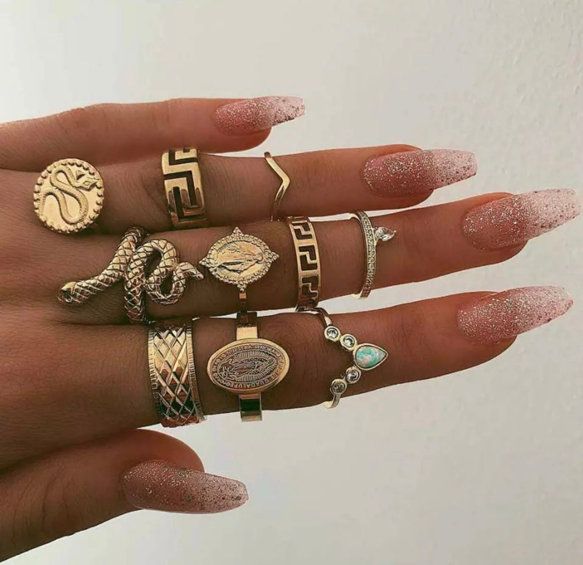 Gold rings