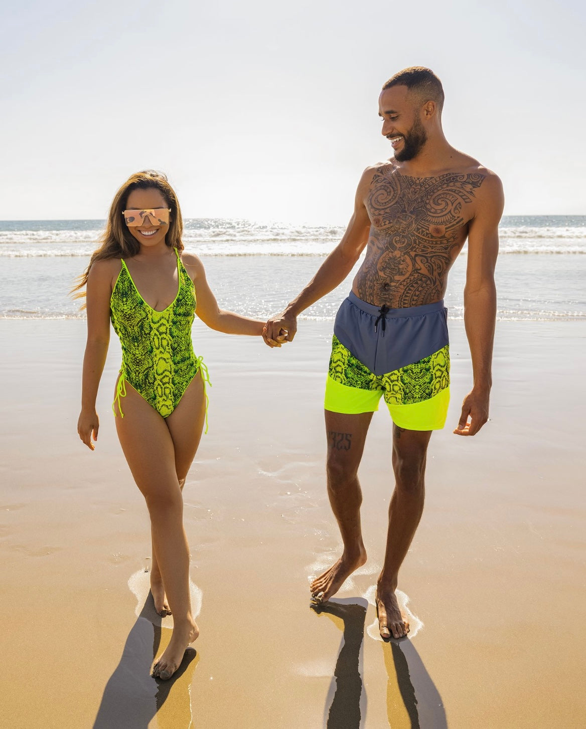 GROOVY BAE COUPLES MATCHING SWIMSUITS – 2Baecation