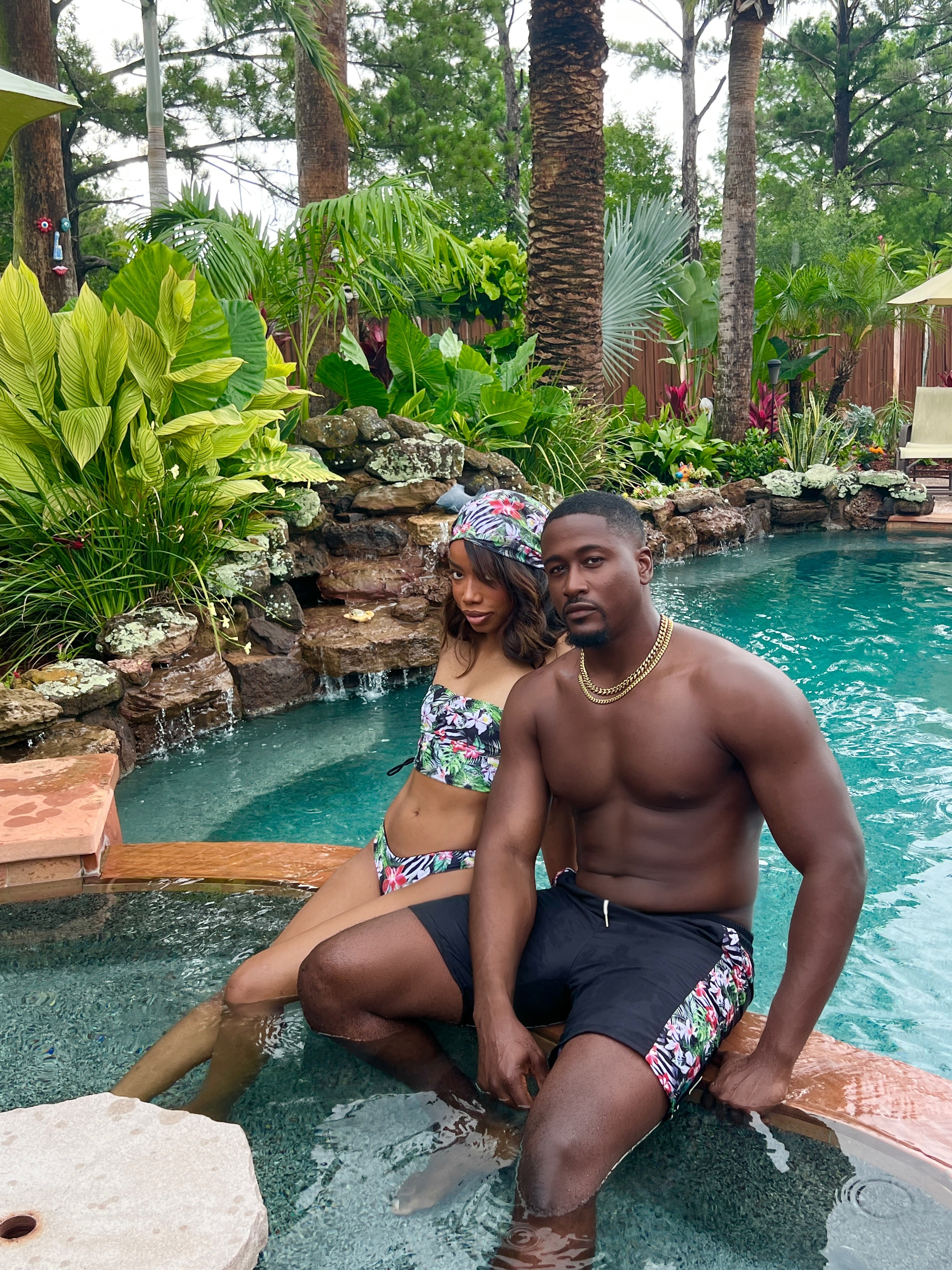 WILD BAE REVERSIBLE COUPLES MATCHING SWIMSUITS