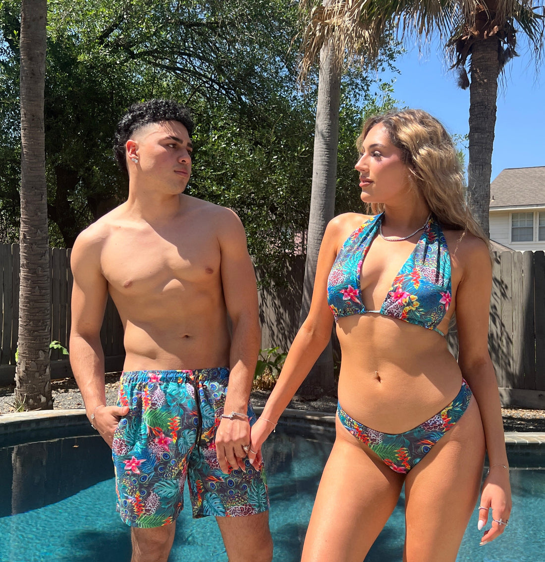 AMAZON BAE COUPLES MATCHING SWIMSUITS