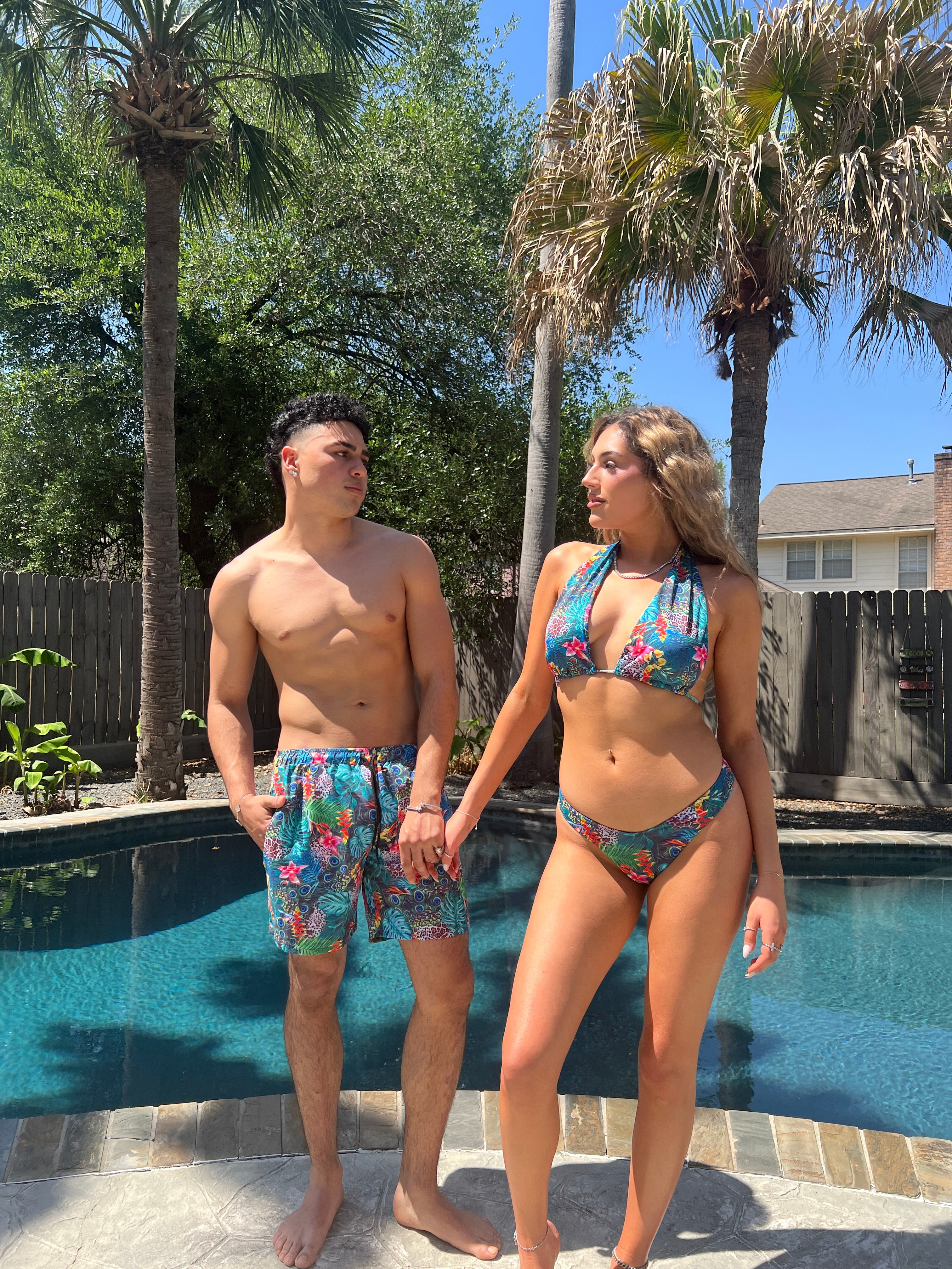 AMAZON BAE COUPLES MATCHING SWIMSUITS