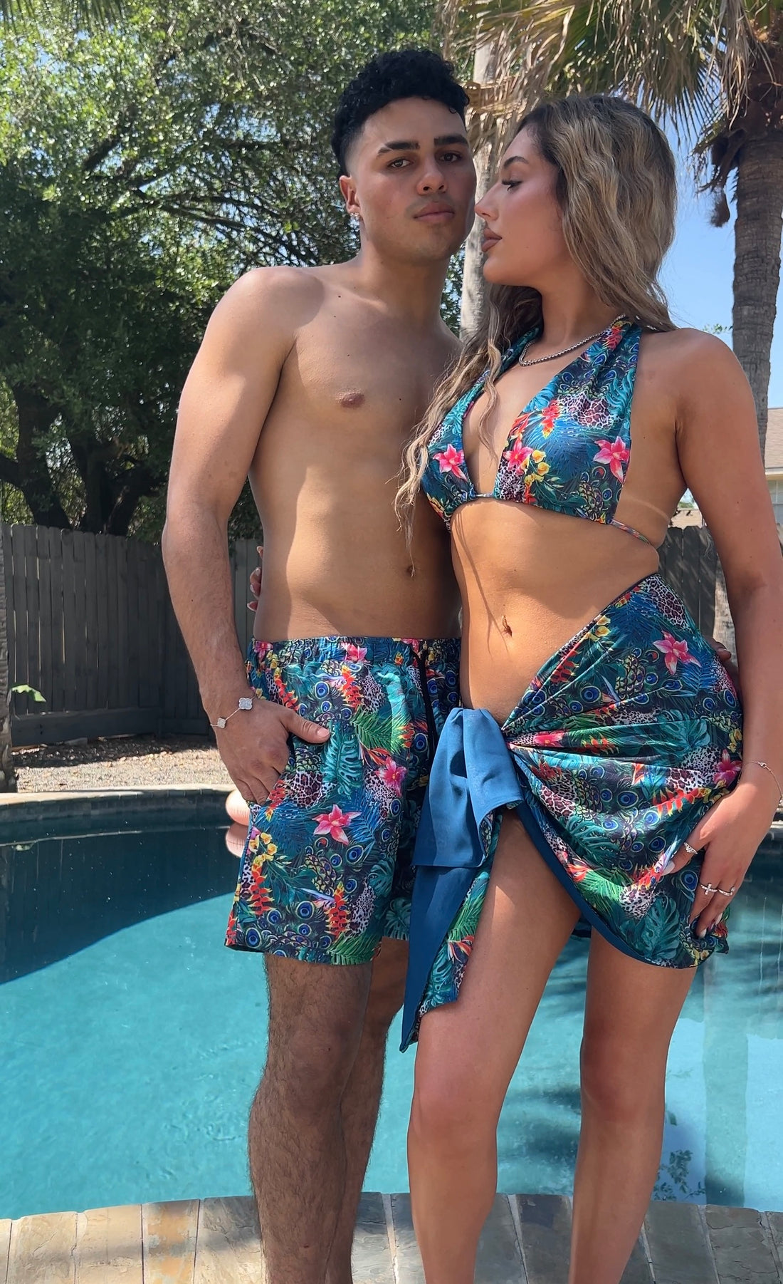 AMAZON BAE COUPLES MATCHING SWIMSUITS