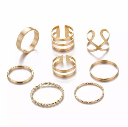 Gold Midi Rings
