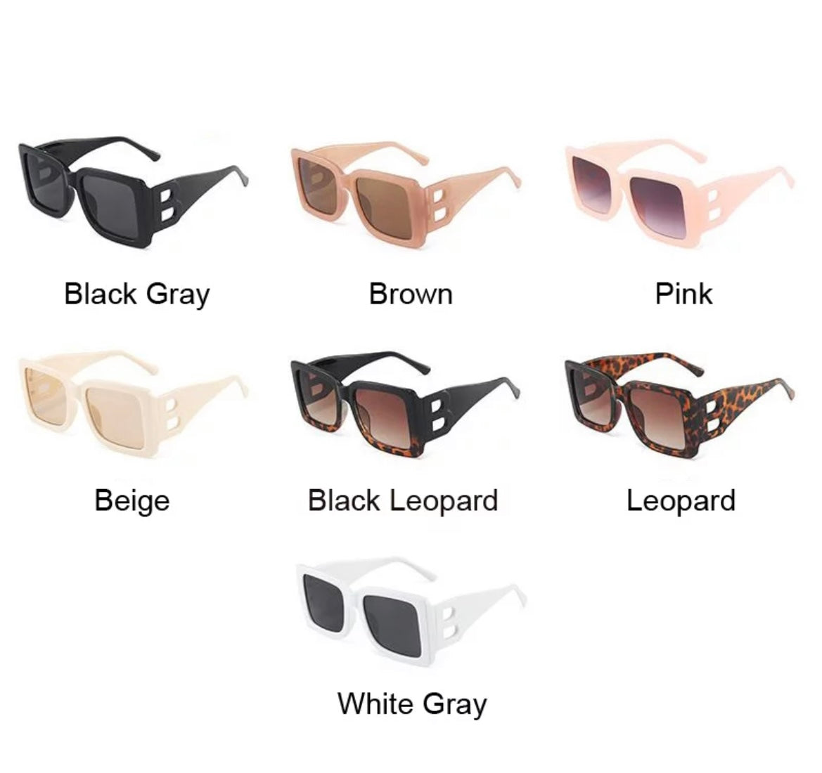 order vintage rectangle sunglasses