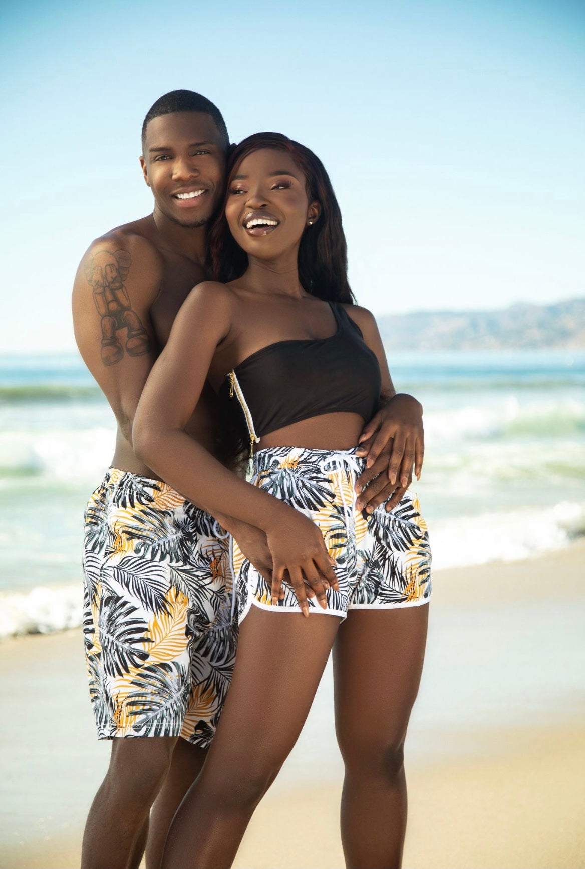 CUSTOM COUPLES MATCHING SWIMSUITS