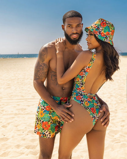 Couple Matching Swimsuit His And Hers Swimwear Couple Matching